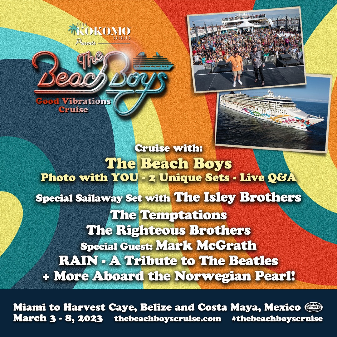 The Beach Boys Cruise 2023 lineup is here!